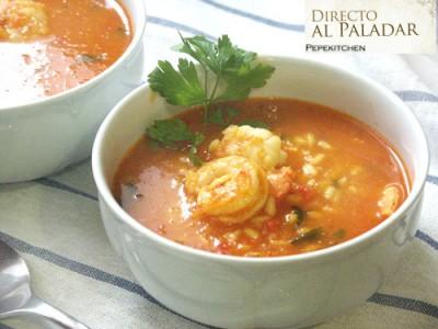 西班牙鲜虾酱汁饭的做法