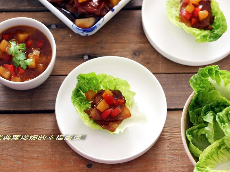 去油解腻之年菜料理~凤梨烧五花肉的做法