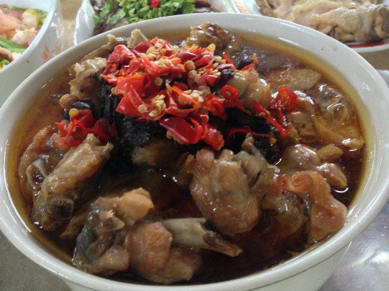 酸辣醋蒸鸡的做法