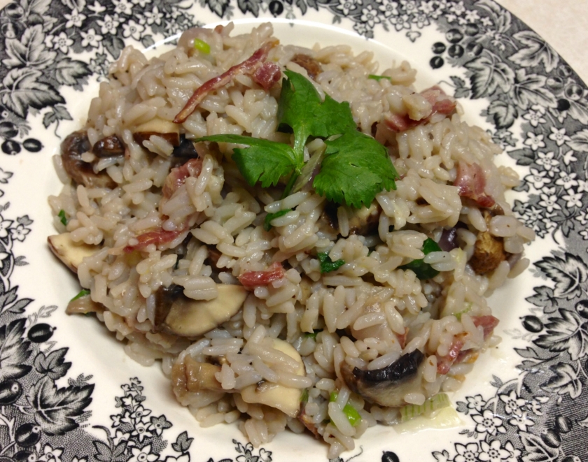 美式培根蘑菇饭的做法