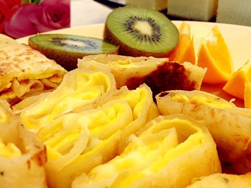 起司蛋饼卷的做法