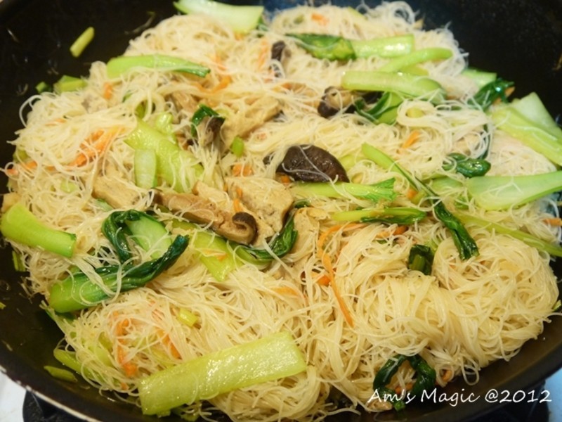 素炒米粉的做法