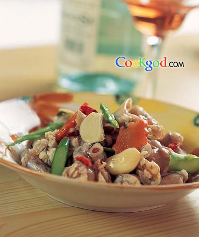 清炒牛蛙的做法