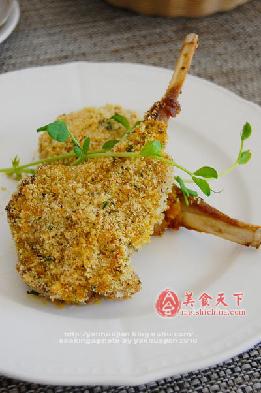 法式风味香料羊排的做法