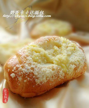 奶香卡士达面包的做法