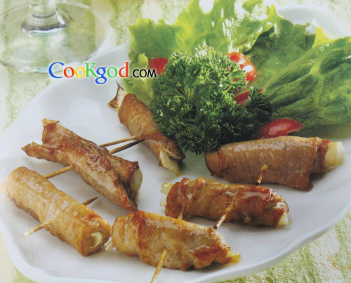 香葱里脊卷的做法