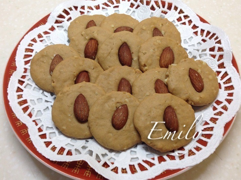 黑糖杏仁饼干的做法