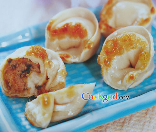 雪菜鲜肉煎饺的做法