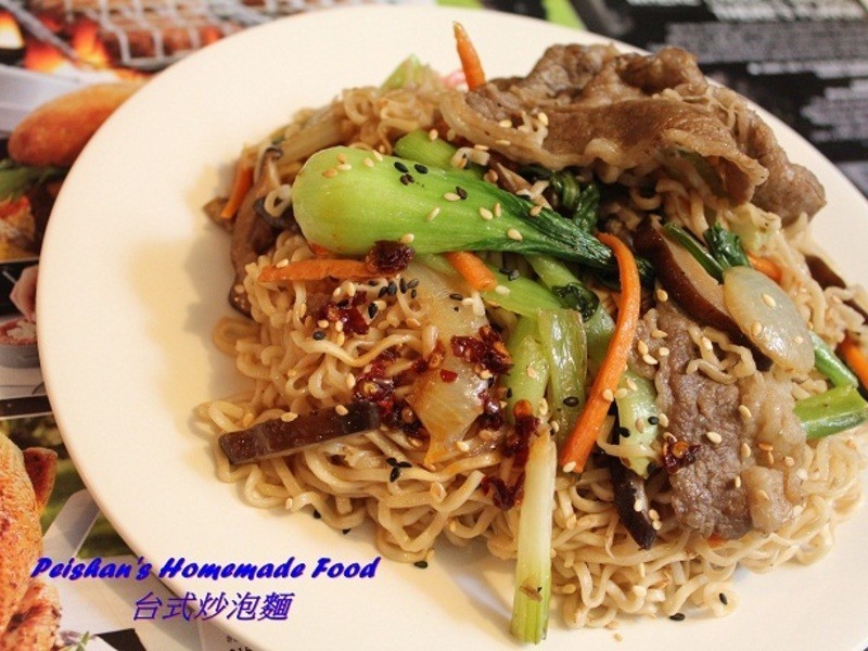 台式炒泡面的做法