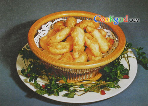 脆皮瓜花的做法