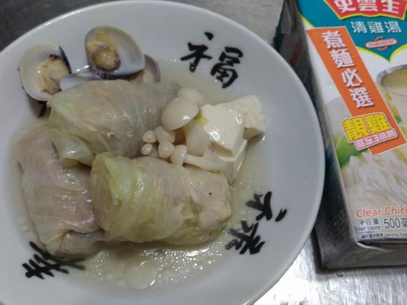 鲜甜卷卷汤的做法