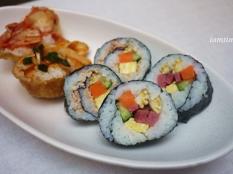 鲔鱼火腿寿司的做法