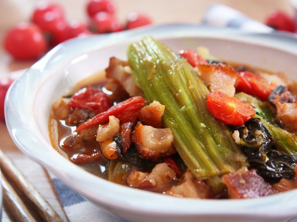 酸辣芥菜的做法