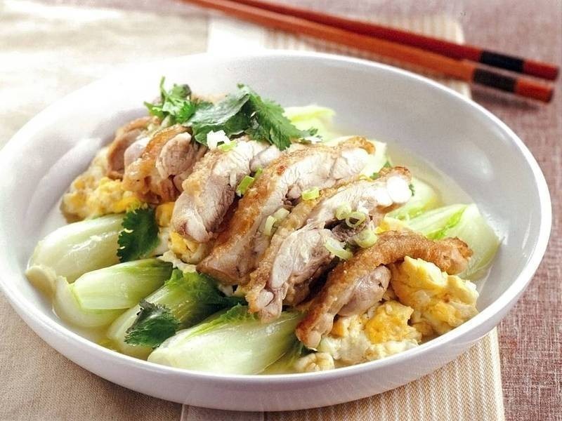 鸡肉娃娃菜的做法