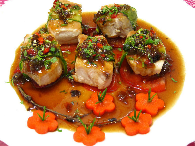 蠔梅鱼排的做法