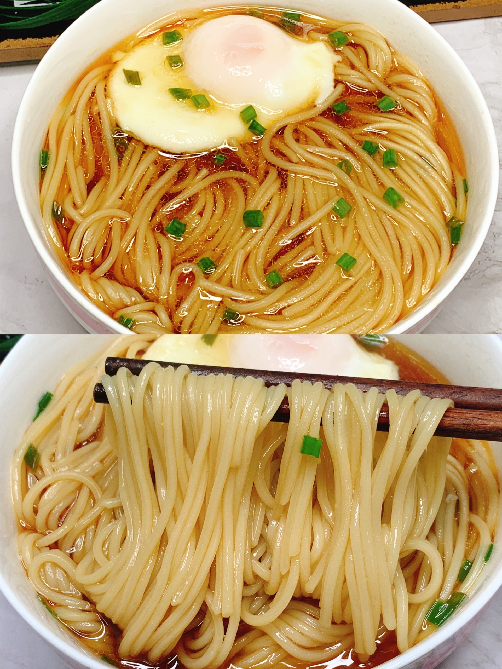 早起就为了这碗荷包蛋清汤面!好吃到一滴汤不剩的做法