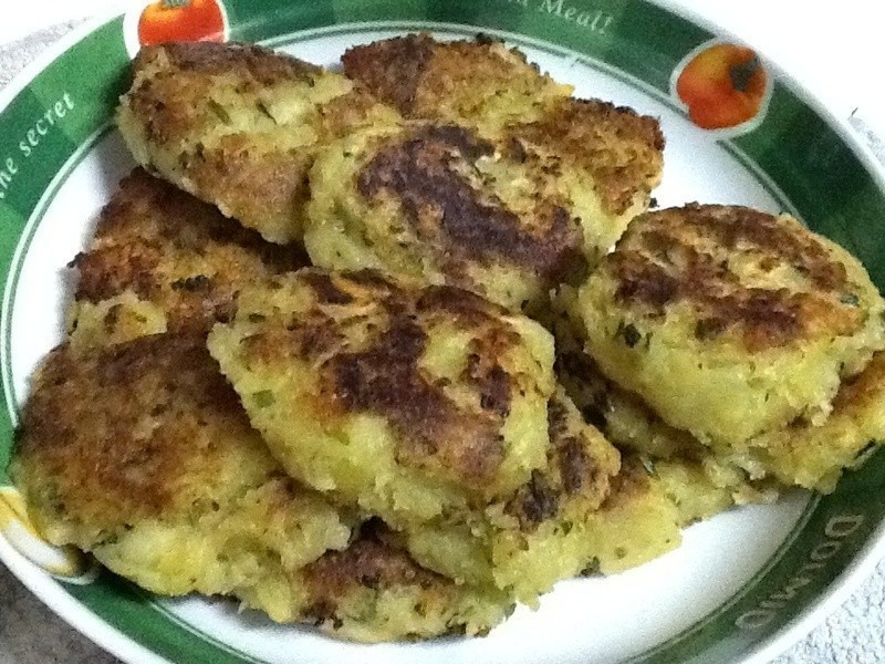 芹香煎薯块的做法