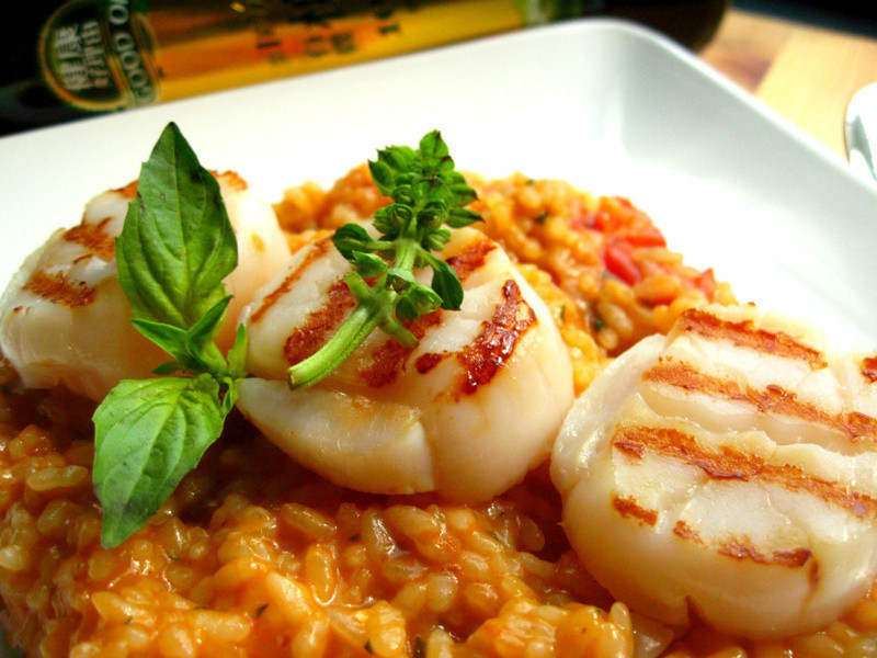 干贝龙虾浓汤炖饭的做法