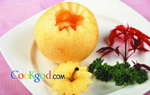 冰糖雪梨炖燕窝的做法