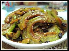 豆豉炒凉瓜的做法