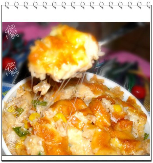 奶酪焗饭的做法