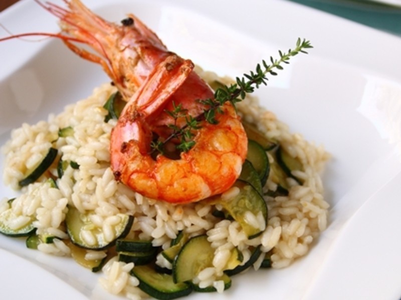 ��Ϻ��ڹ����� Risotto con gamberi e zucchine������