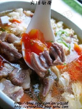 羊肉西红柿汤的做法