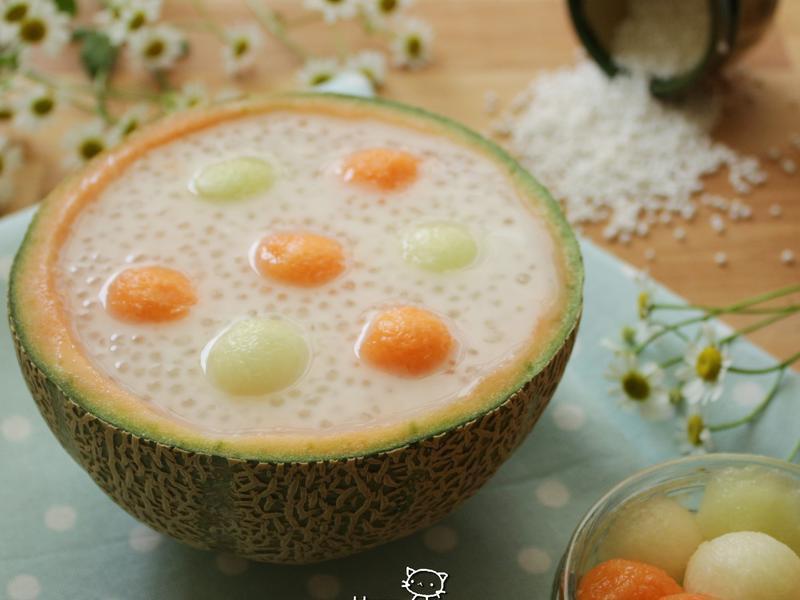 蜂蜜椰奶西米露的做法