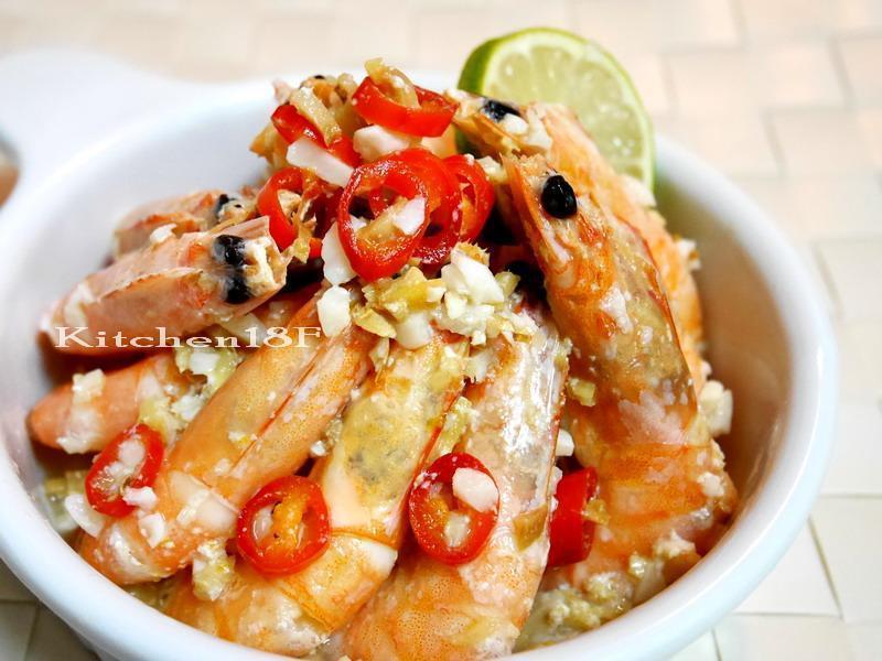 简易泰式蒸虾_电锅料理 10分钟的做法