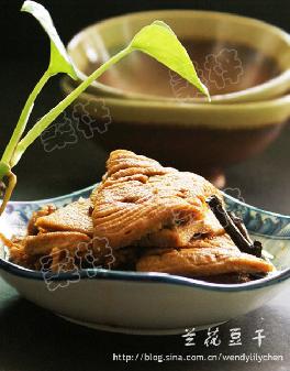 兰花豆干的做法