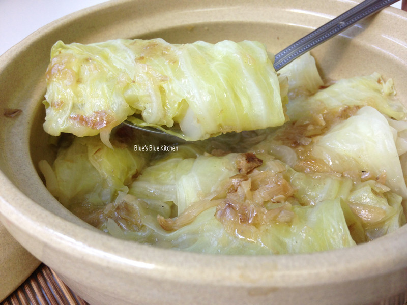 便当菜系列-油葱闷高丽菜卷的做法