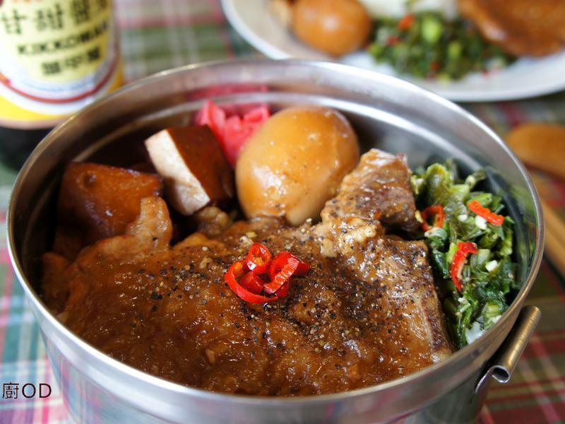 怀旧卤排骨便当的做法