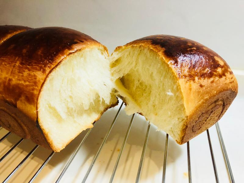 脆皮无水牛奶吐司的做法