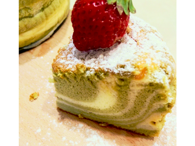 抹茶斑马轻乳酪蛋糕的做法