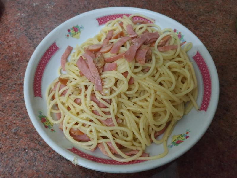 蒜香意大利面的做法