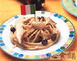 什锦菇奶油义大利面的做法