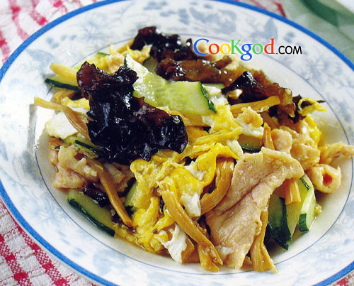 金针木须肉的做法