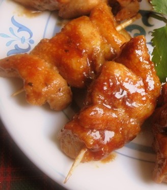 酱香鸡肉串的做法