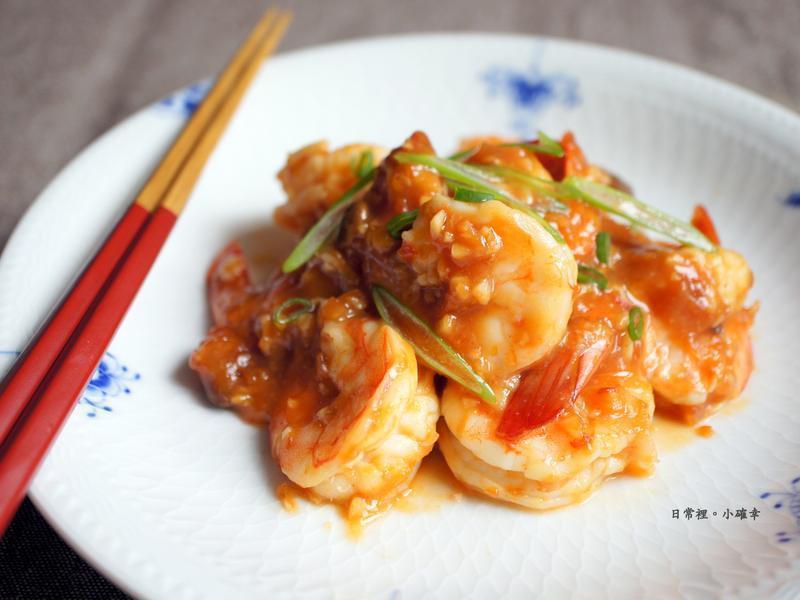 干烧虾仁【健康煮易】的做法