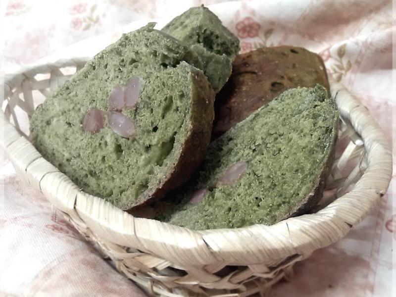 抹茶免揉软面包〞无油、低温发酵法的做法