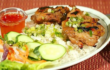 烤鸡碎米饭的做法