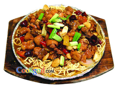 伊面飘香鸡的做法