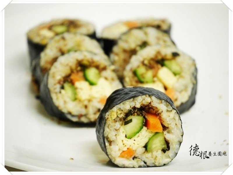 催芽糙米寿司卷的做法