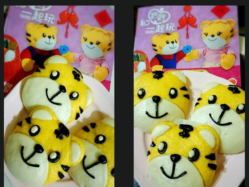 南瓜虎神馒头的做法