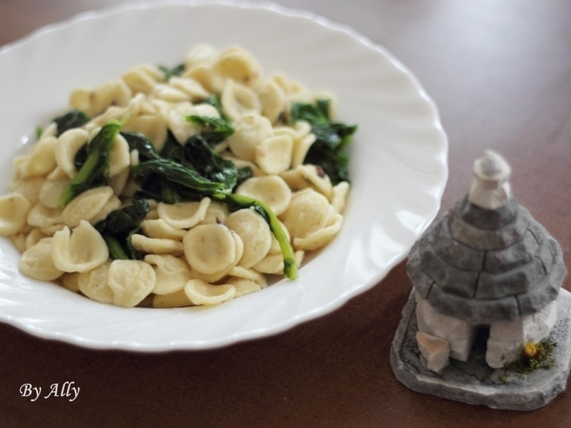 Puglia风味耳朵面(含自制耳朵面之方法)的做法