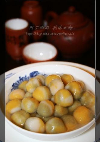 大年夜的守岁点心——团团圆圆的彩色小圆子的做法