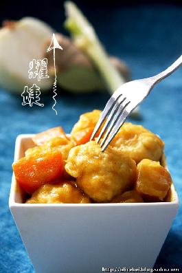 浓香咖喱鱼丸的做法