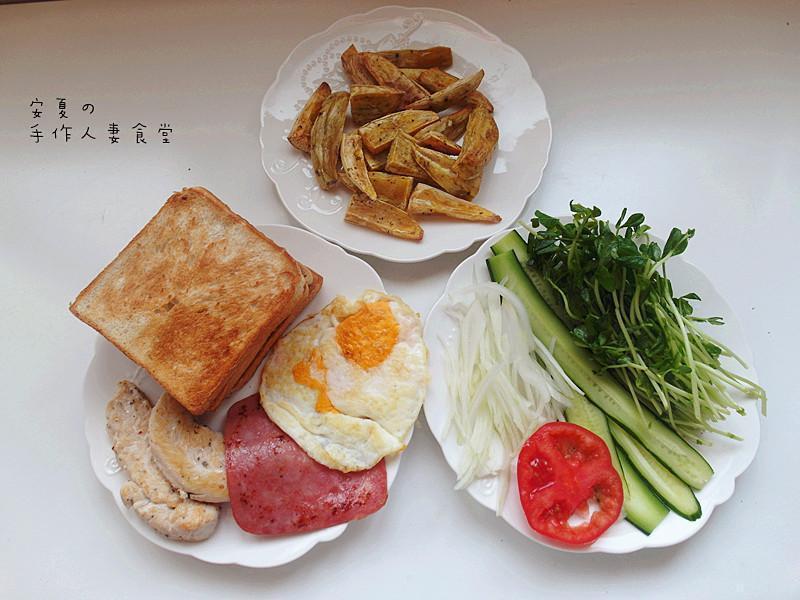 黑麦总汇三明治【HOLA幸福食堂】的做法