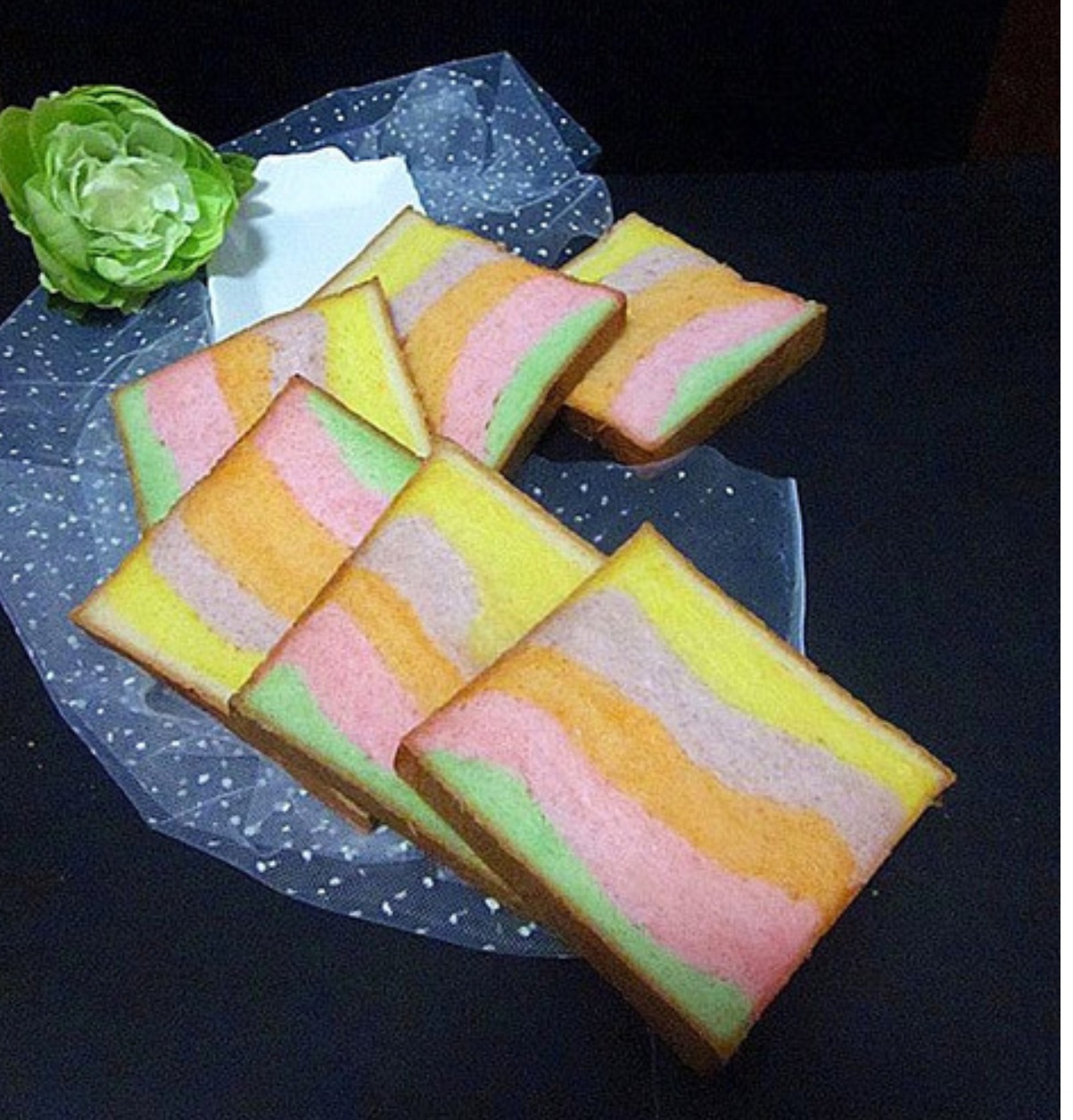 彩虹吐司的做法