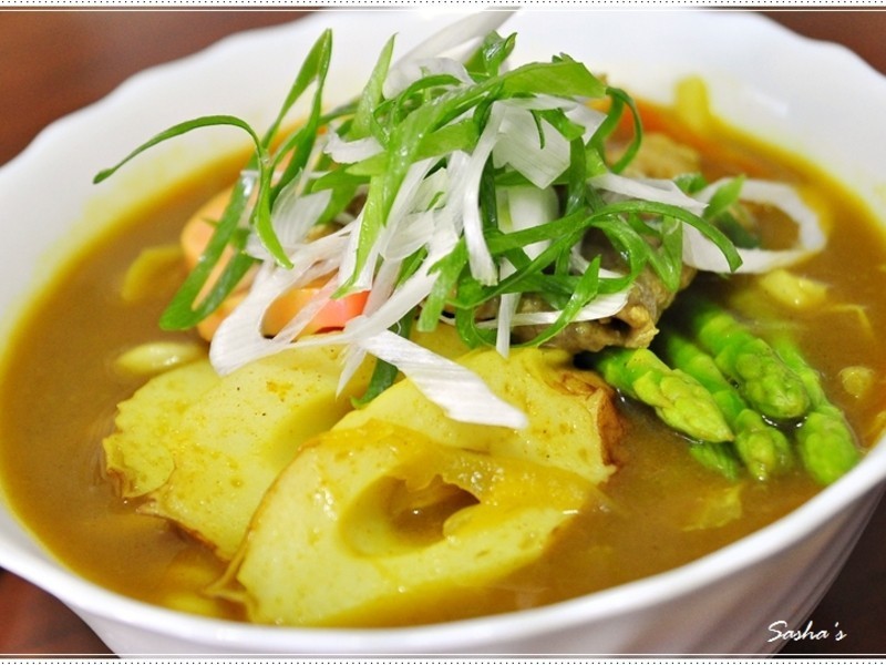 辛香滑溜的咖哩乌龙面的做法